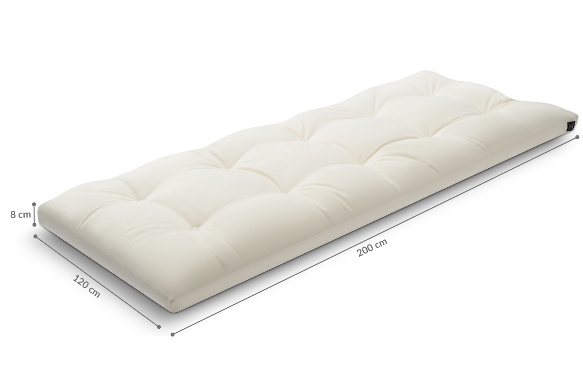 Futon Travel 120x200 afmetingen