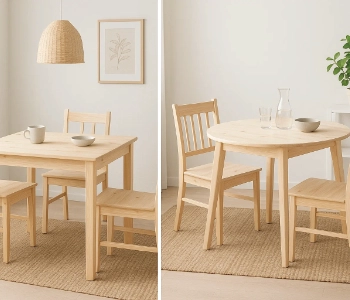 Rond of vierkant - welke tafel kies je voor thuis?
