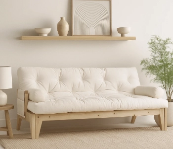 Een slaapkamer met ziel - hoe introduceer je een handgestikte futon in een modern interieur?