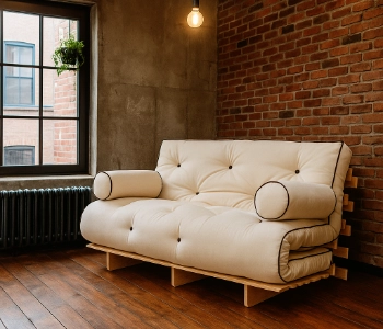 Kleine flat, groot comfort - hoe zet je een futon op in een bed?