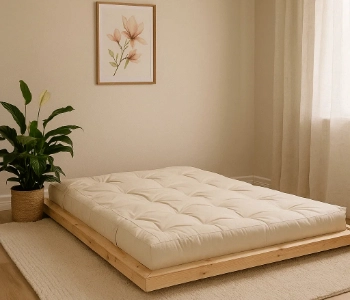 Interieurs in de geest van minder afval - hoe past de futon in ecologische trends?