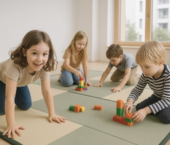 Babyvloermat - laten we naar het oosten kijken
