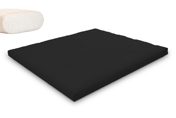 Matras 180x200 naturel - Futon Pascall Slim Natural Zwart