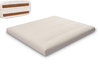 Matras 180x200 natuur met latex en 2x kokos - Futon Pascall Comfort Relax Hard Ecru