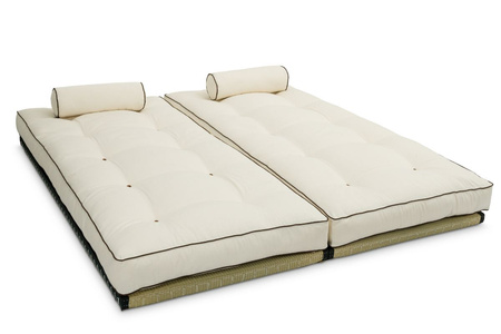 Sofa Tatami Medium Coco Kedro 90x200 - Pascall Futon Ecru