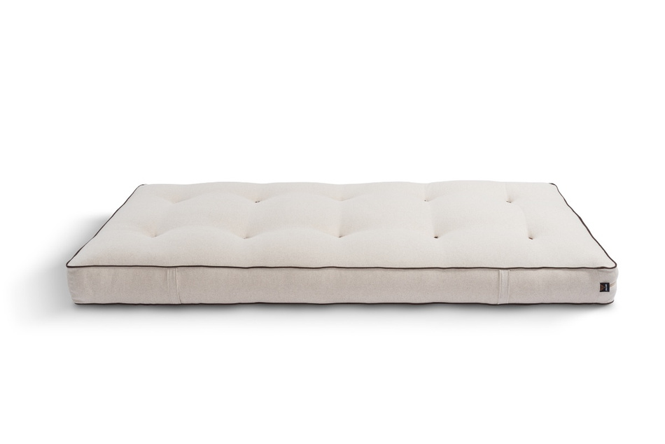 Matras 90x200 naturel met kokos - Futon Pascall Medium Duo Coco Kedro Linnen