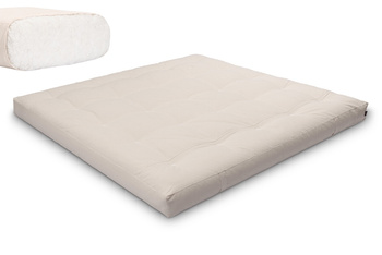 Matras 200x200 natuur - Futon Pascall Medium Natural Ecru