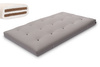 Futon Pascall Medium Duo Coco - Matras 120x200 Grijs - naturel met kokosnoot