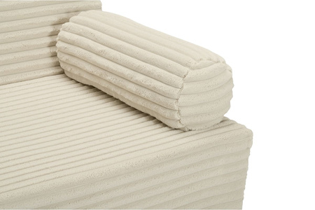 Sofa flexio 85x200 - Pascall - ribfluweel Crème