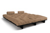 Slaapbank 180x200 - Slim Exclusive Black - Pascall Futon Beige