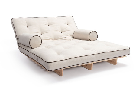 Slaapbank 140x200 - Slim Exclusive Kedro Classic - Pascall Futon Linnen