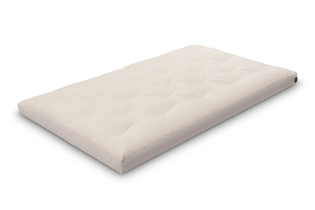 Matras 120x200 natuur met latex - Futon Pascall Slim Duo Latex Ecru