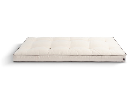 Matras 90x200 natuur met latex - Futon Pascall Medium Duo Latex Kedro Ecru