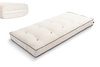 Matras 90x200 natuur met latex - Futon Pascall Medium Latex Kedro Ecru