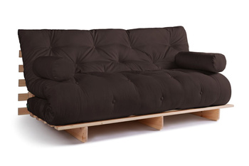 Slaapbank 180x200 - Slim Basic Classic - Pascall Futon Bruin