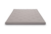 Matras 180x200 naturel - Futon Pascall Slim Natural Grijs
