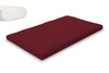 Matras 120x200 naturel - Futon Pascall Slim Natural Maroon