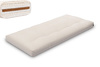 Matras 90x200 natuur met wol, kokos en 2x latex - Futon Pascall Comfort Wool Ecru