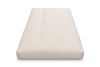 Matras 90x200 natuur met wol, latex en 2x kokos - Futon Pascall Comfort Wool Hard Ecru