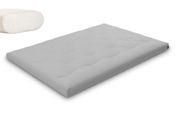 Matras 140x200 natuur - Futon Pascall Slim Natural Dove Ash