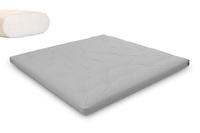 Matras 200x200 natuur - Futon Pascall Slim Natural Dove Ash