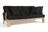Slaapbank 200 cm - Sakura - Pascall Futon Zwart