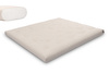 Matras 180x200 natuur - Futon Pascall Slim Natural Ecru