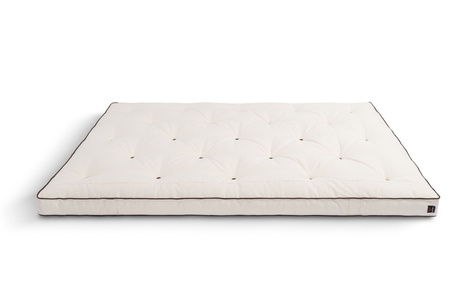 Matras 180x200 natuur - Futon Pascall Slim Natural Kedro Ecru