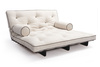Opvouwbare bank 160x200 - Slim Comfort Kedro Black - Pascall Futon Linnen