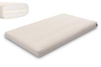 Matras 120x200 natuur met latex - Futon Pascall Medium Latex Ecru