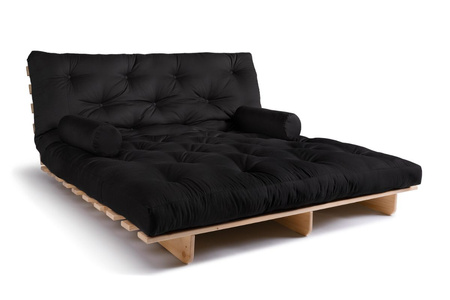 Slaapbank 180x200 - Slim Exclusive Classic - Pascall Futon Zwart