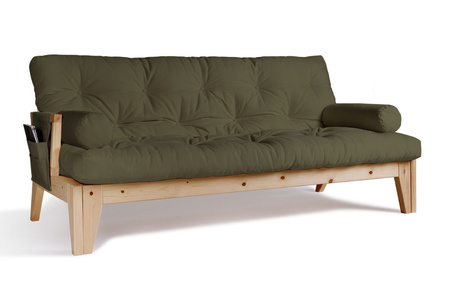 Slaapbank 200 cm - Sakura - Pascall Futon Khaki