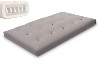 Matras 120x200 - Futon Hybrid Pocket H3 - Pascall Grijs