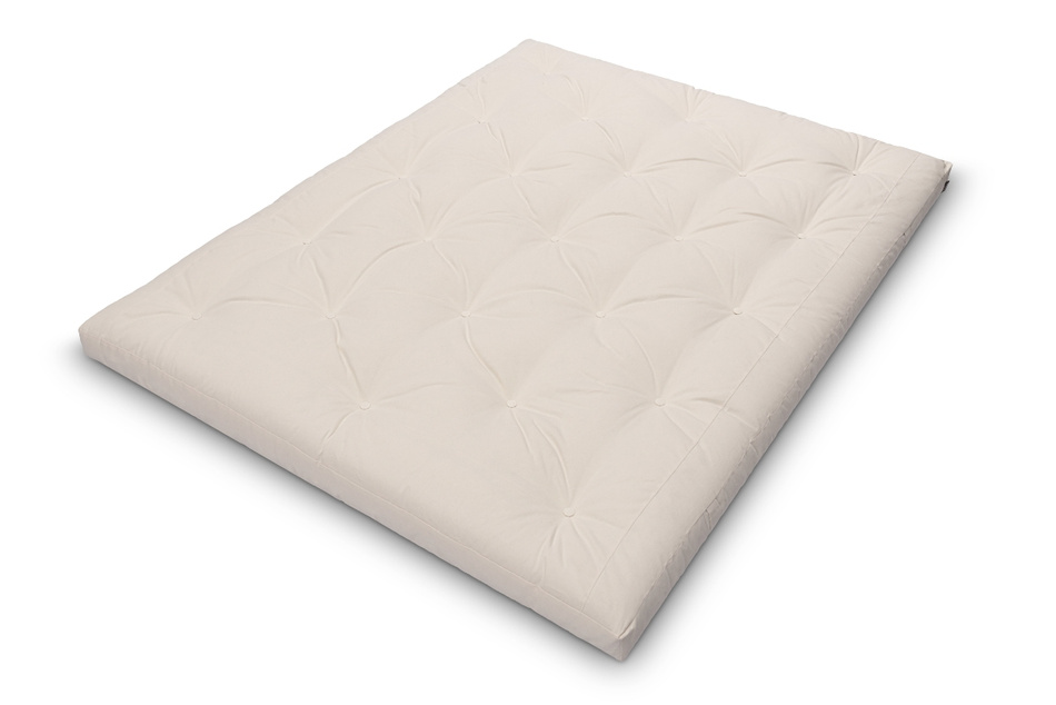 Matras 160x200 natuur - Futon Pascall Slim Natural Honing