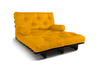 Slaapbank 120x200 - Slim Comfort Black - Pascall Futon Honing