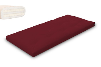 Matras 90x200 natuur met latex - Futon Pascall Slim Duo Latex Maroon