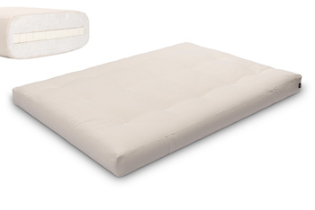 Matras 140x200 natuur met latex - Futon Pascall Medium Latex Ecru