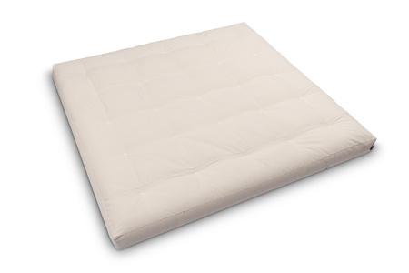 Matras 200x200 natuur met latex - Futon Pascall Medium Latex Ecru