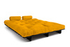 Opvouwbare bank 160x200 - Slim Basic Black - Pascall Futon Honing