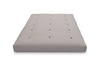 Matras 140x200 natuur met latex en 2x kokos - Futon Pascall Comfort Relax Hard Grijs