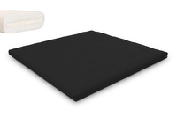 Matras 200x200 natuur met latex - Futon Pascall Slim Latex Zwart