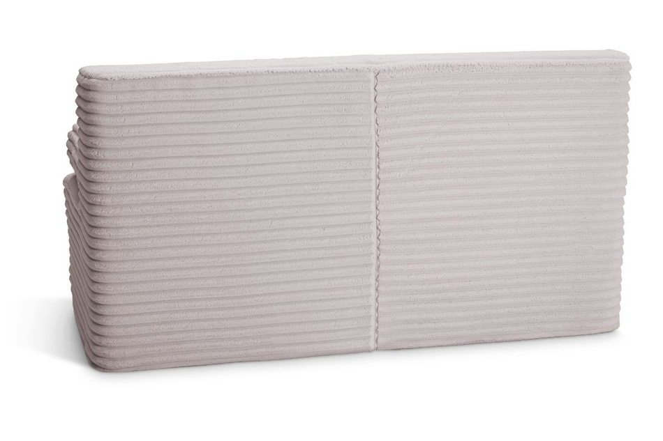 Flexio slaapbank 140x200 - Pascall - ribfluweel Lichtgrijs
