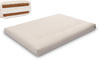 Matras 140x200 natuur met wol, latex en 2x kokos - Futon Pascall Comfort Wool Hard Ecru