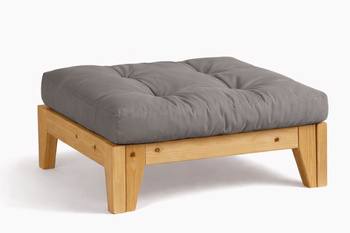 Poef Sakura - Pascall Futon Grijs