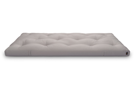 Matras 90x200 natuur met latex - Futon Pascall Slim Latex Grijs