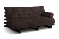 Slaapbank 180x200 - Slim Comfort Black - Pascall Futon Bruin