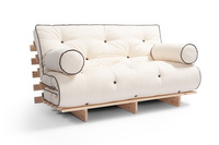 Slaapbank 120x200 - Slim Exclusive Kedro Classic - Pascall Futon Ecru