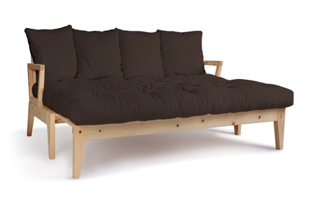 Slaapbank 200 cm - Sakura - Pascall Futon Bruin