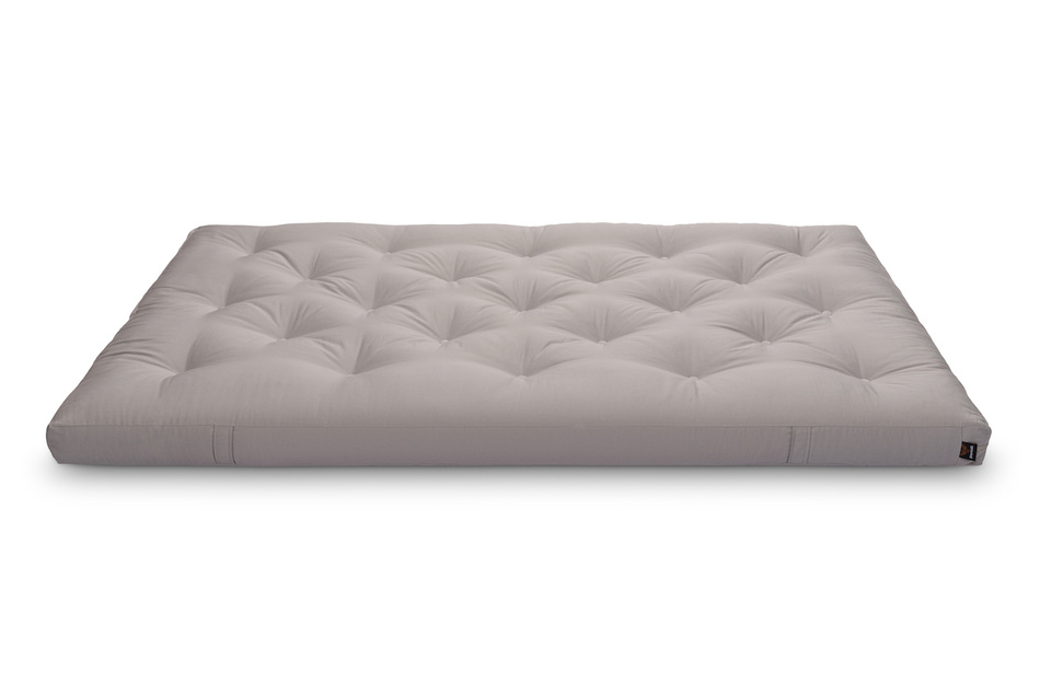 Matras 120x200 natuur met latex - Futon Pascall Slim Latex Grijs