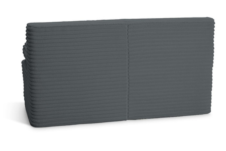 Flexio slaapbank 140x200 - Pascall - ribfluweel Antraciet
